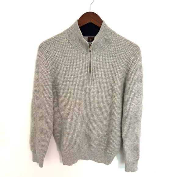 Robert Talbott South Beach Cashmere Waffle Knit Pullover - Picture 1 of 8